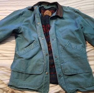 Vintage Woolrich teal tribal lined medium jacket